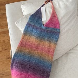 Verge girl knit halter dress